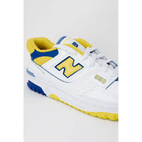 New Balance Yellow Synthetic Leather Sneaker