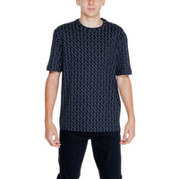 Armani Exchange Black Cotton T-Shirt