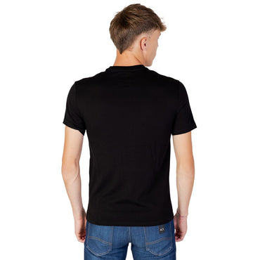 Armani Exchange Black Cotton T-Shirt