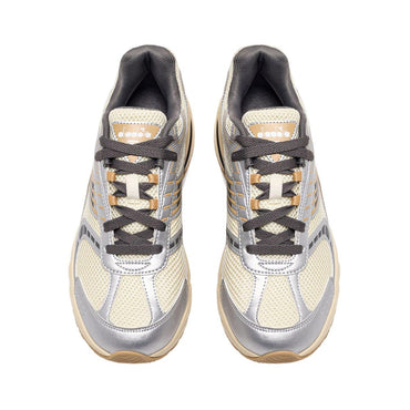 Diadora Cream Synthetic Material Sneaker