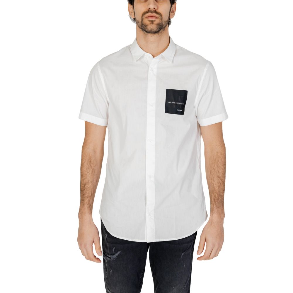 Armani Exchange White Cotton Shirt