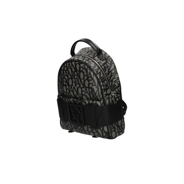 Armani Exchange Black Cotton Backpack