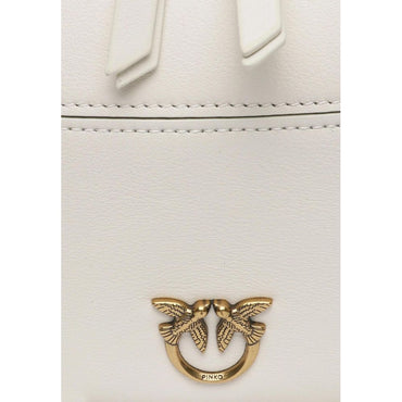 PINKO White Leather Handbag