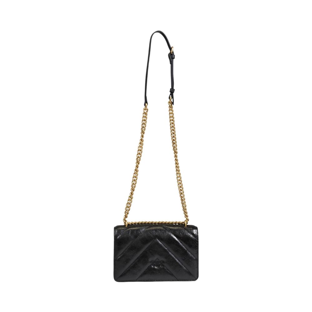 PINKO Black Leather Handbag