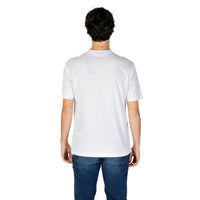 EA7 Emporio Armani White Cotton T-Shirt