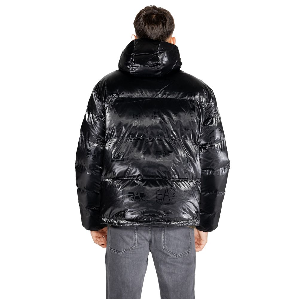 EA7 Emporio Armani Black Polyester Jacket