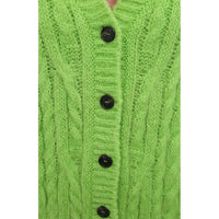 MSGM Green Acrylic Sweater