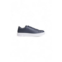 Armani Exchange Blue Leather Sneaker