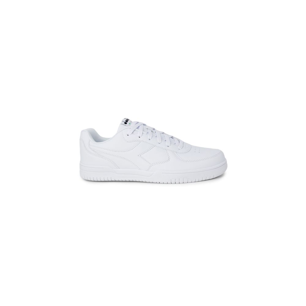 Diadora White Synthetic Leather Sneaker