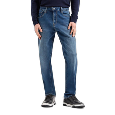 Armani Exchange Blue Cotton Jeans & Pant