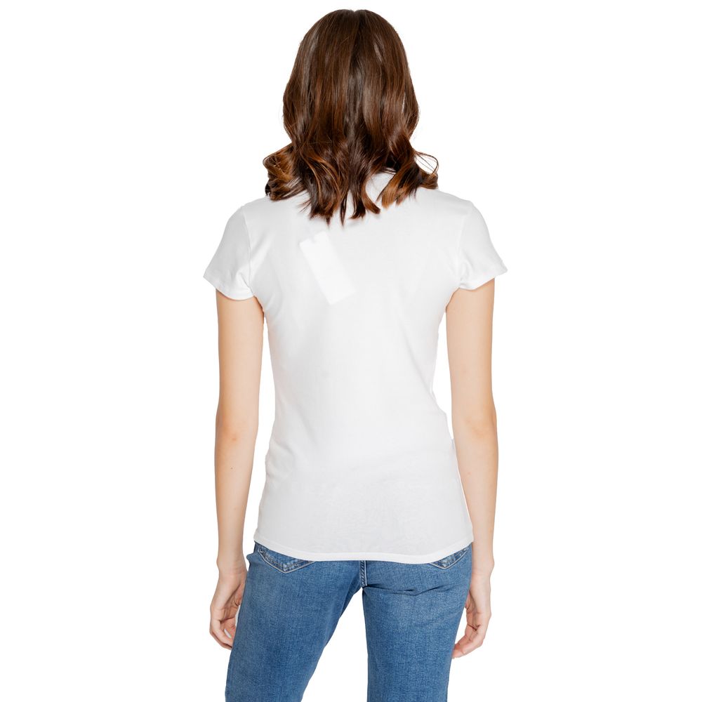 Armani Exchange White Cotton Tops & T-Shirt