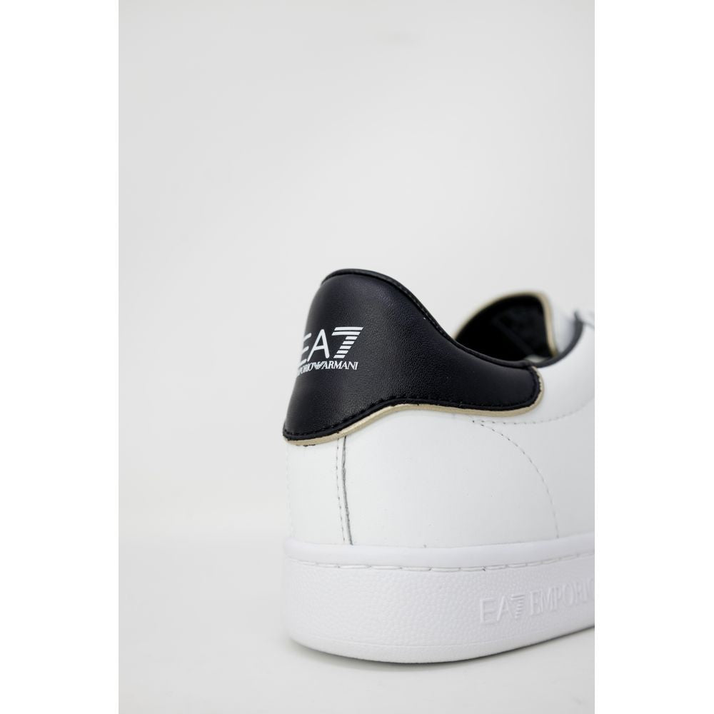 EA7 Emporio Armani White Leather Sneaker