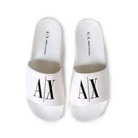 Armani Exchange White Polyethylene Sandal