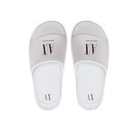 Armani Exchange White Polyethylene Sandal