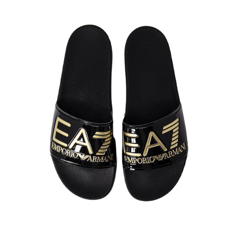 EA7 Emporio Armani Gold Polyethylene Sandal