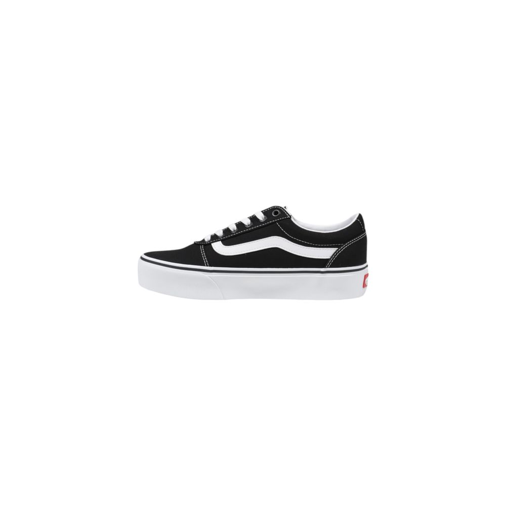 Vans Black And White Fabric Sneaker