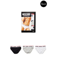 Moschino Black And White Cotton Underwear