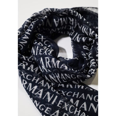 Armani Exchange Blue Modal Scarf