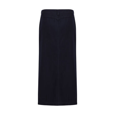 Giorgio Armani Blue Cotton Skirt