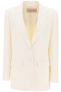 Valentino Garavani toile iconographe blazer in crepe couture