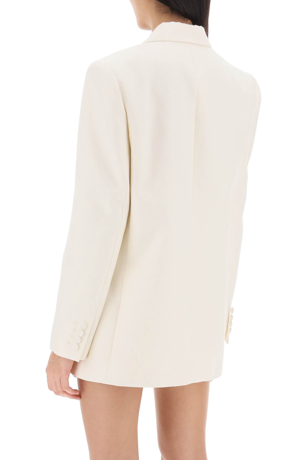 Valentino Garavani toile iconographe blazer in crepe couture