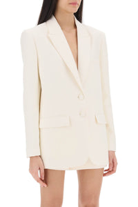 Valentino Garavani toile iconographe blazer in crepe couture