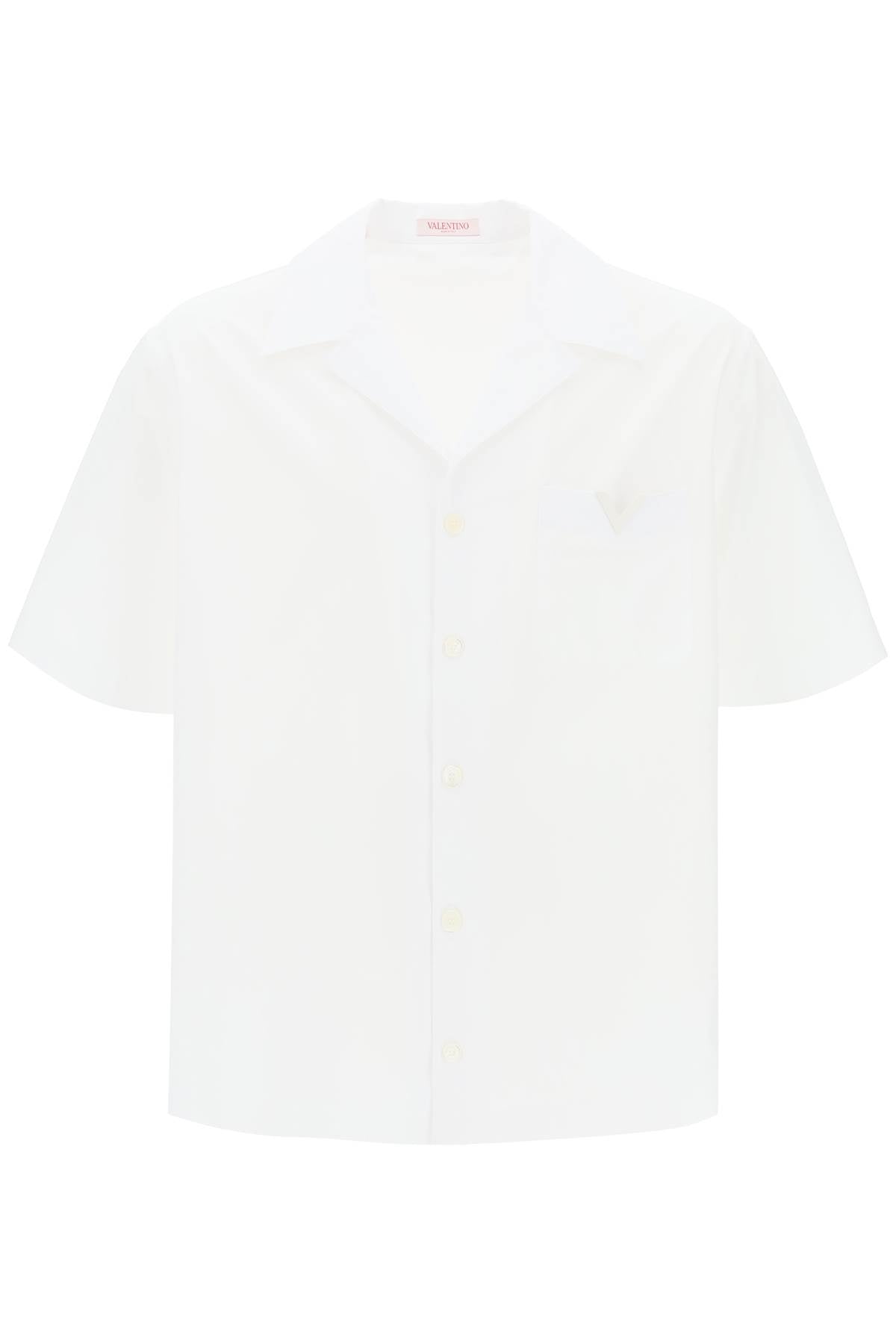 Valentino Garavani "v detail bowling shirt with v-