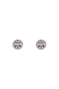 Tory Burch miller pavé stud earrings