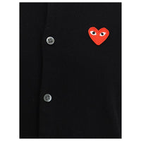 Comme Des Garçons Play Logoed Cardigan