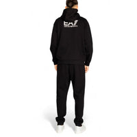 EA7 Emporio Armani Black And White Cotton Sweatsuit