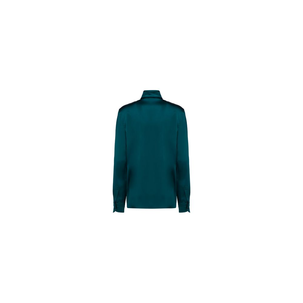 Tom Ford Emerald Green Blouse