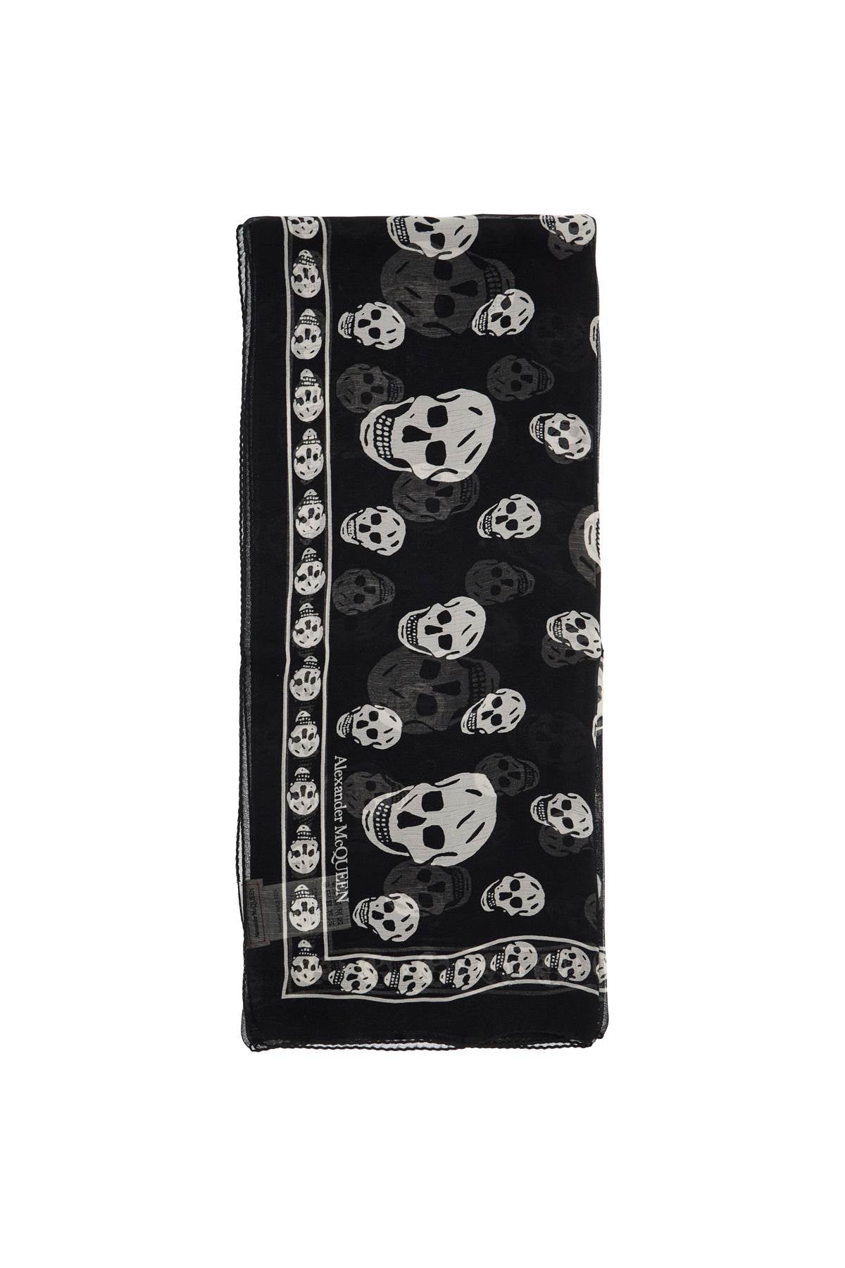 Alexander Mcqueen silk skull scarf