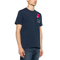 MC2 Saint Barth Blue Cotton T-Shirt