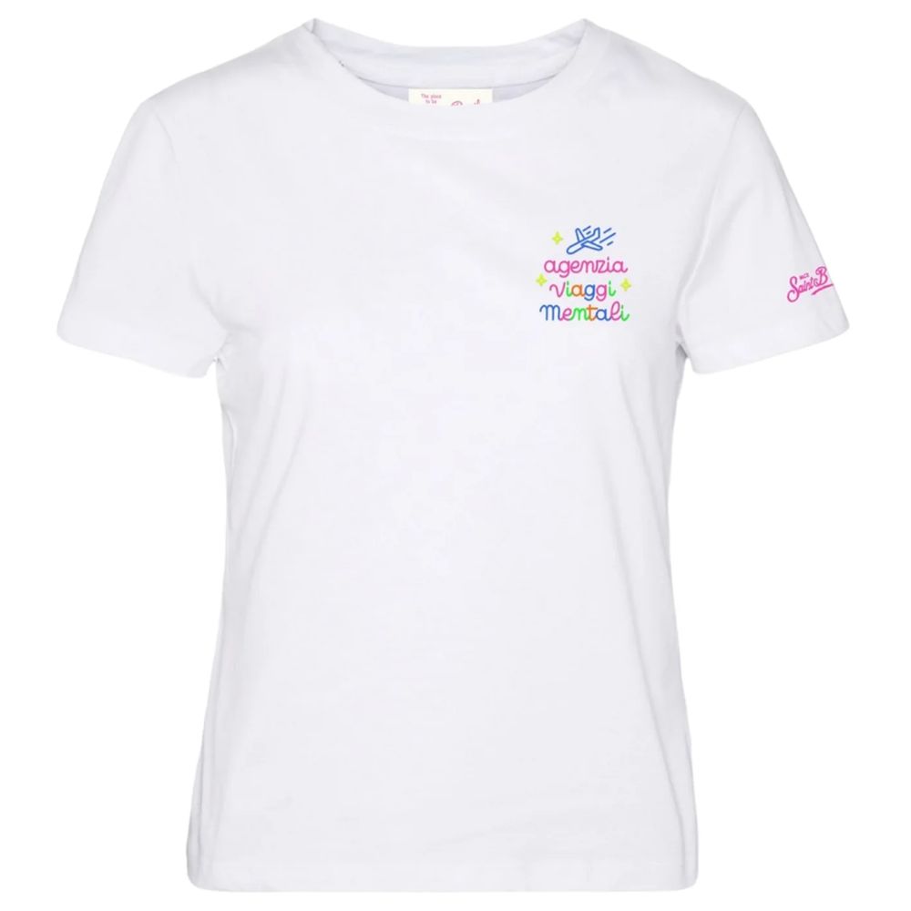 MC2 Saint Barth White Cotton Tops & T-Shirt