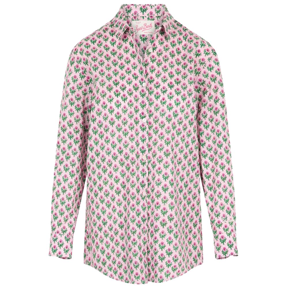 MC2 Saint Barth Pink Cotton Shirt