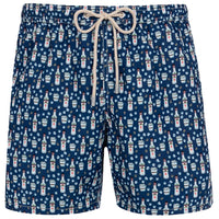 MC2 Saint Barth Blue Polyester Swimwear