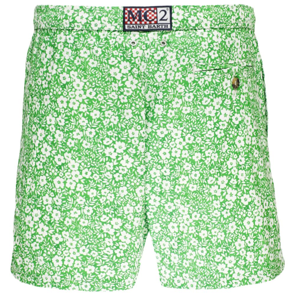 MC2 Saint Barth Green Polyester Swimwear