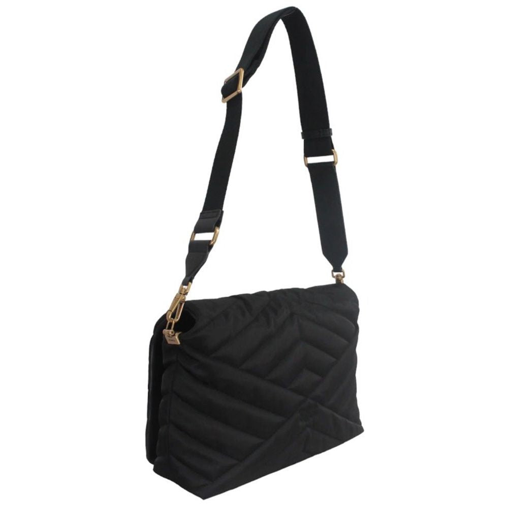 PINKO Black Nylon Crossbody Bag