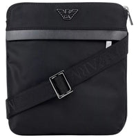 Emporio Armani Black Nylon Messenger Bag