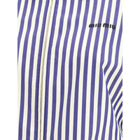 Miu Miu Striped cropped Shirt