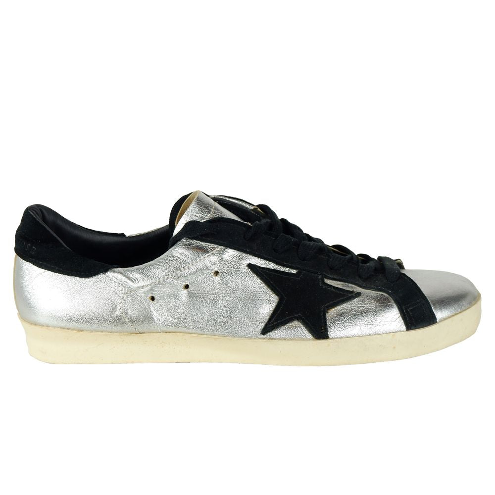 Golden Goose Gray Leather Di Calfskin Sneaker