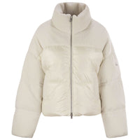 Moose Knuckles White Nylon Jackets & Coat