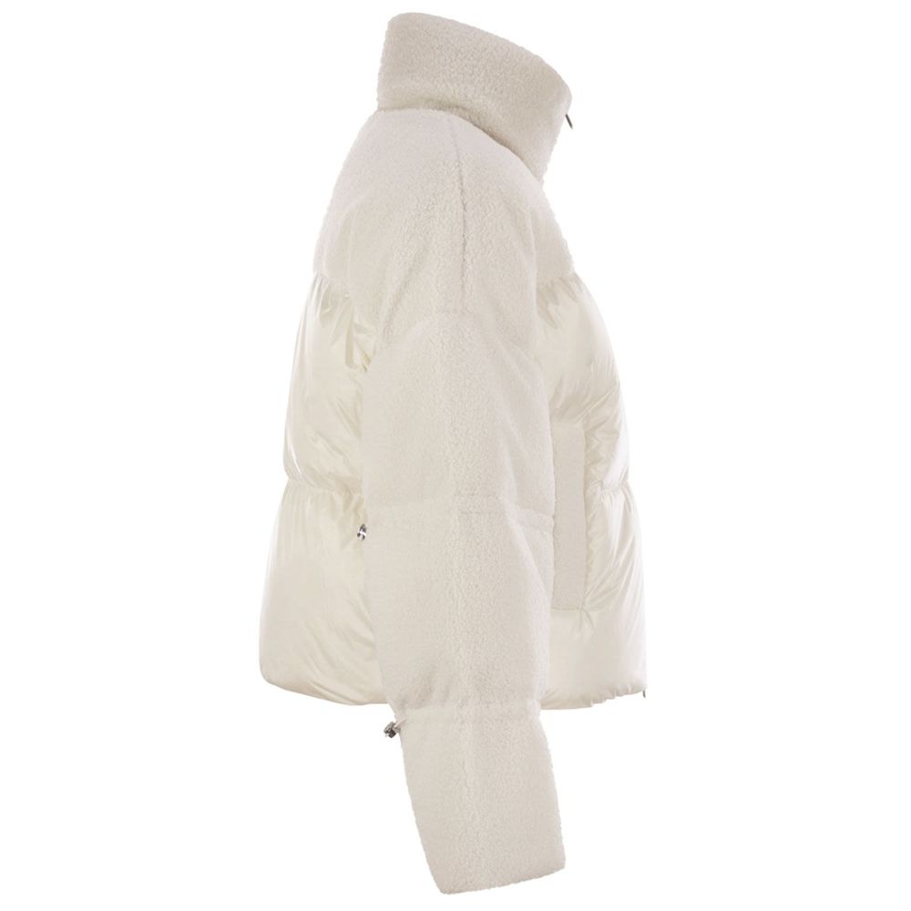 Moose Knuckles White Nylon Jackets & Coat