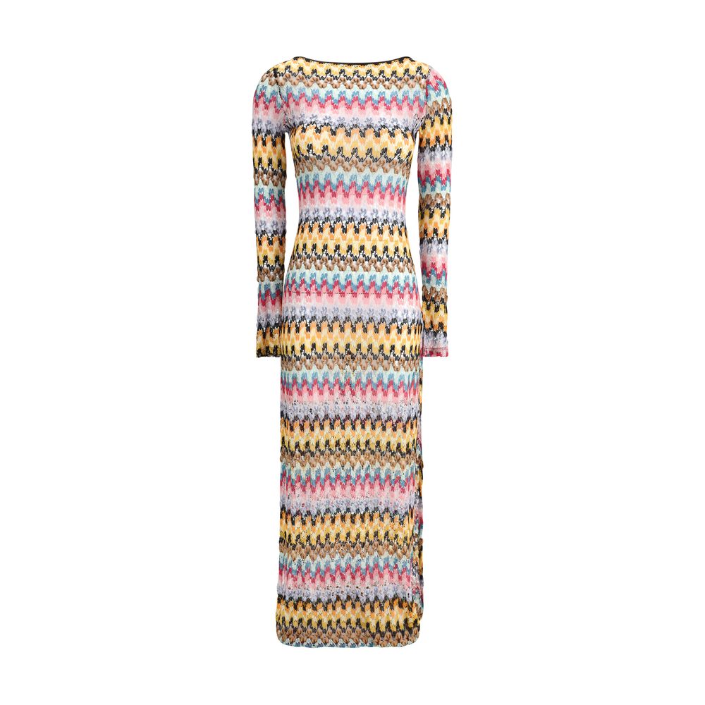 Missoni Long Dress with zigzag pattern