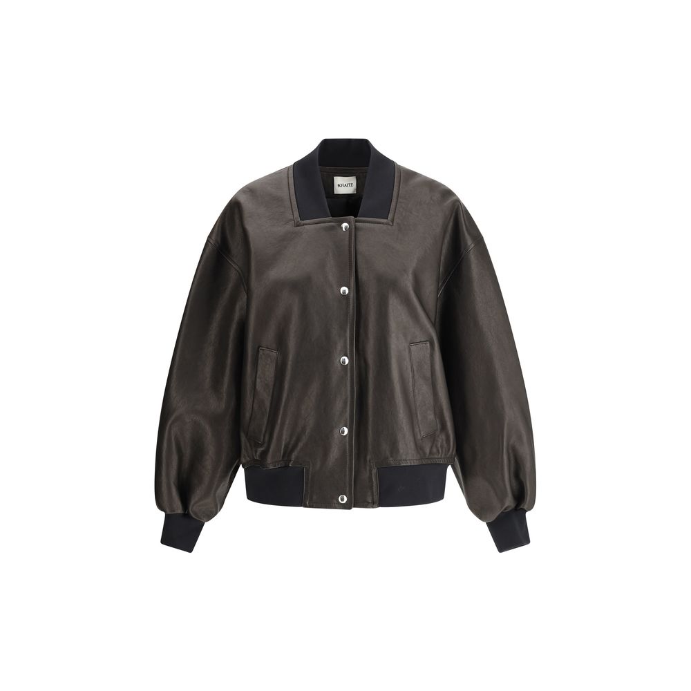 Khaite Spence Leather Jacket