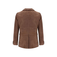 Paul Smith Leather Blazer Jacket