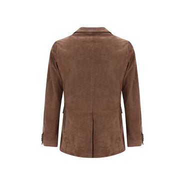 Paul Smith Leather Blazer Jacket