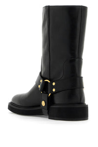 Valentino Garavani vlogo signature leather biker boots