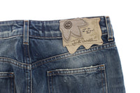 Cavalli Elegant Flare Fit Blue Denim Jeans