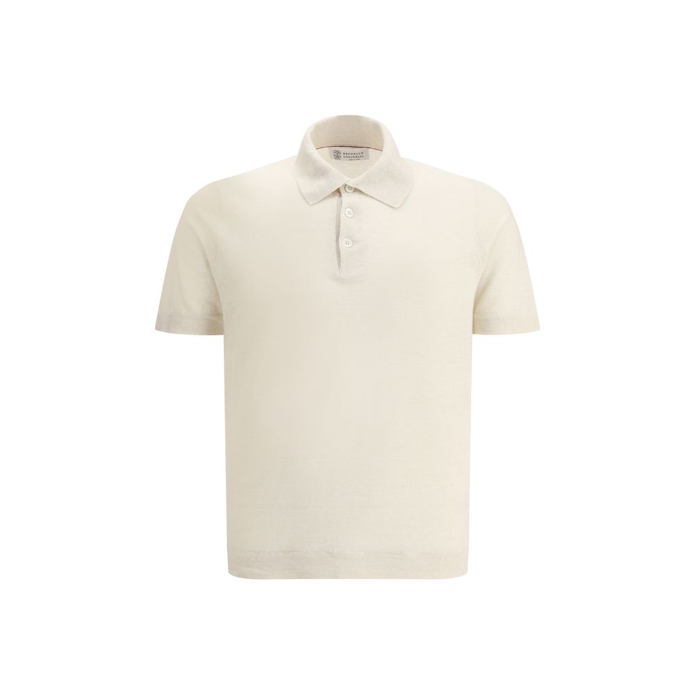 Brunello Cucinelli Linen Polo Shirt